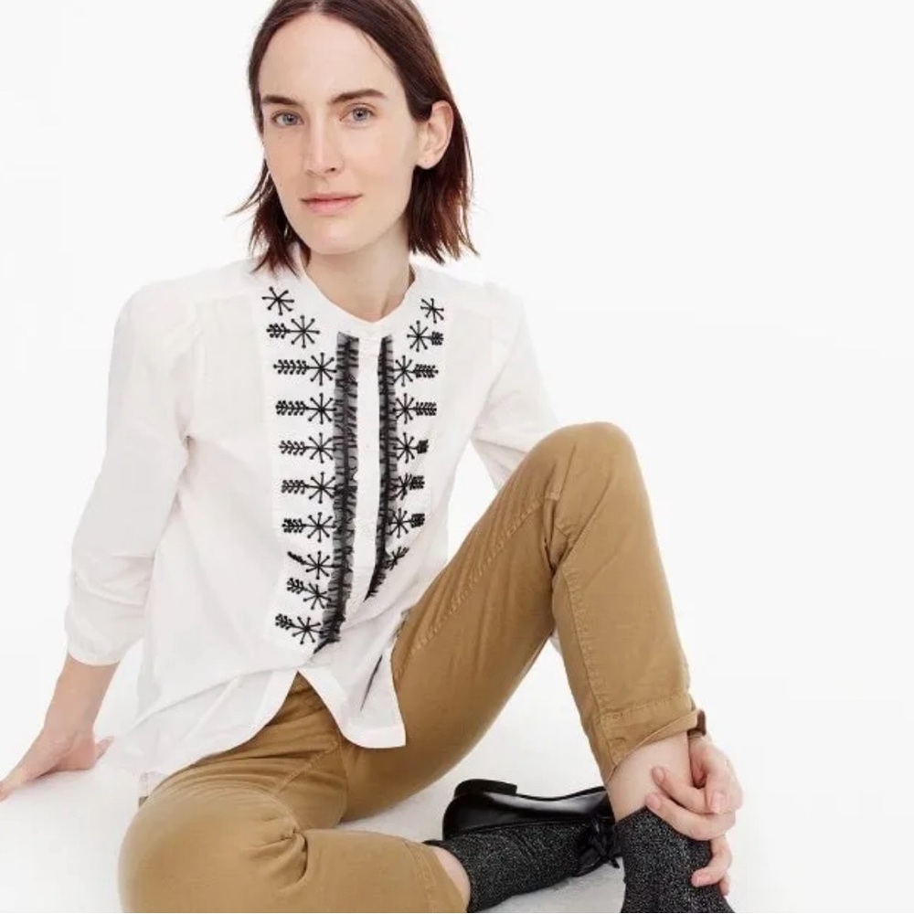 J. Crew Ruffle Shirt - Picture 5 of 5